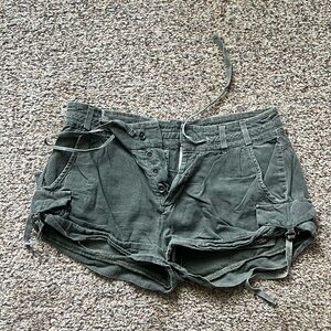 Free people shorts - olive- size 0